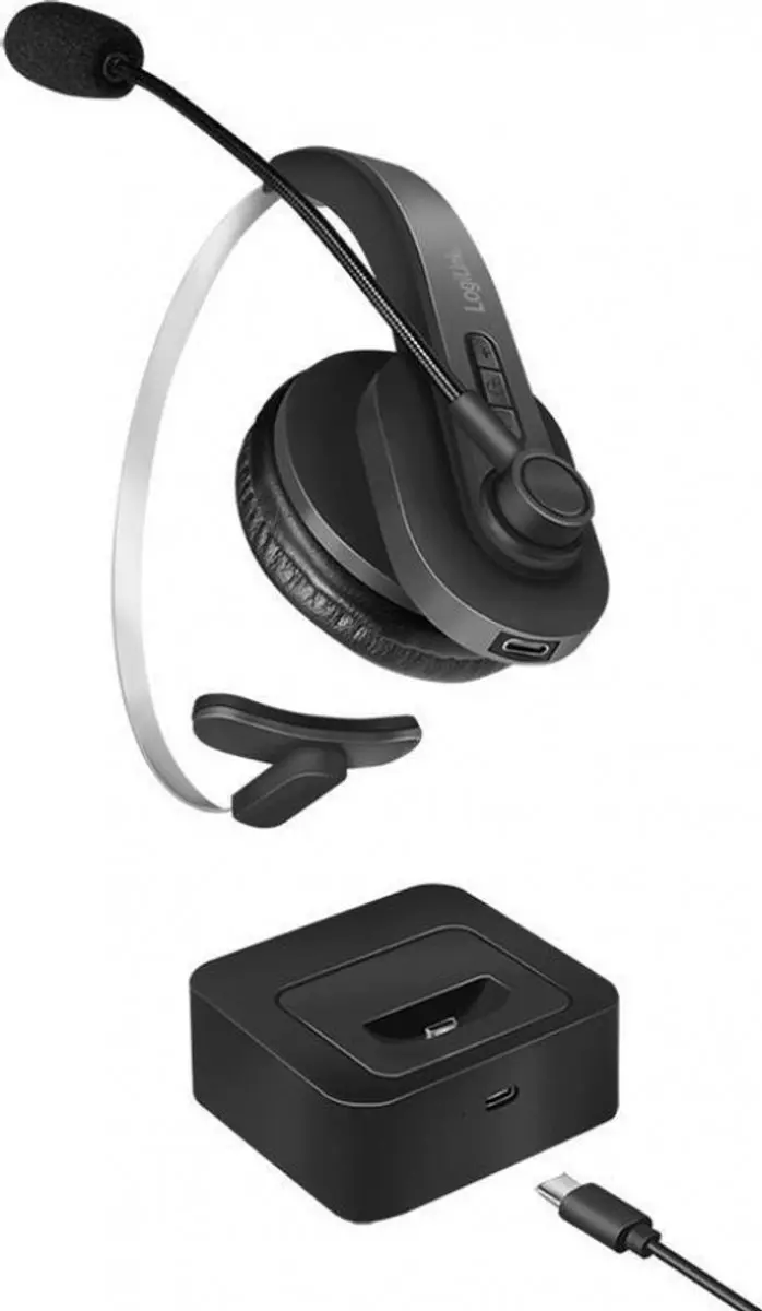Logilink BT0059 On-Ear Headset - Bluetooth Mono - Zwart