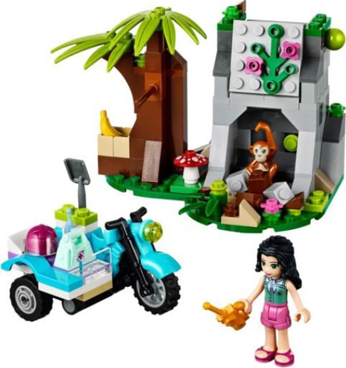 LEGO Friends Eerste Hulp Junglebike 41032 - 156 Stukken - Paars