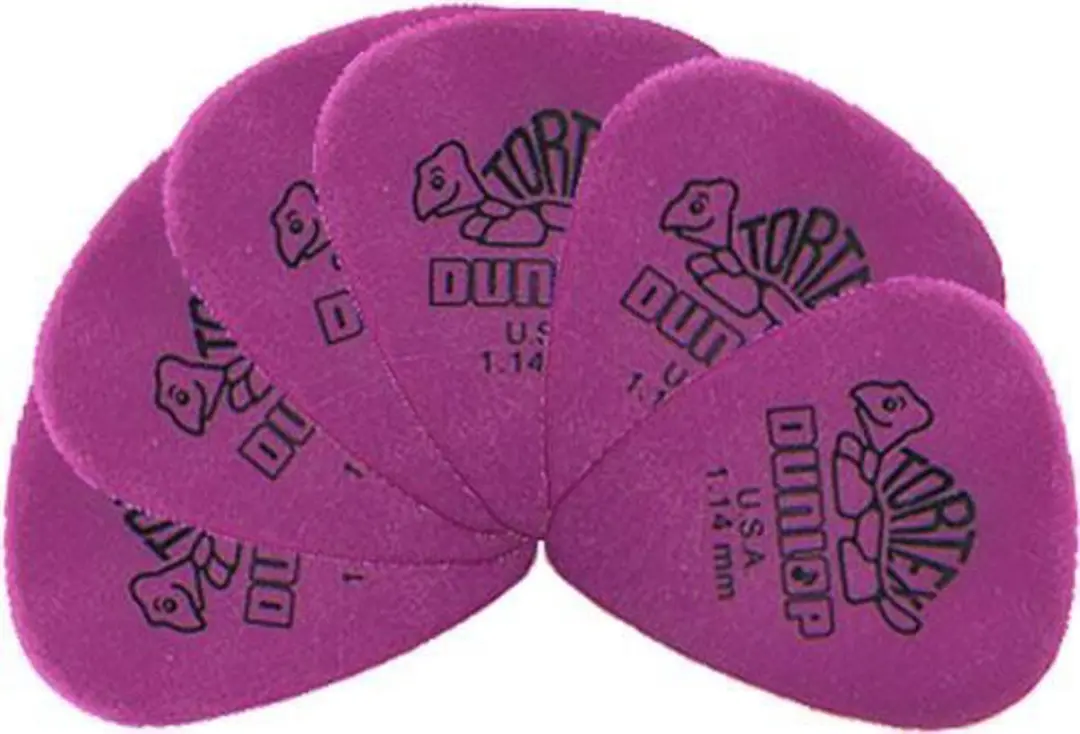 Dunlop Tortex Standard 1.14 Plectrum - 12 Stuks Paars