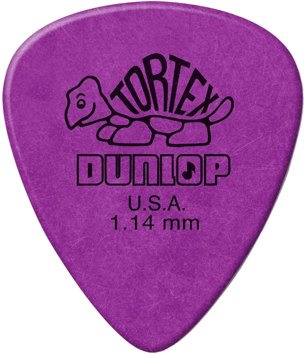 Dunlop Tortex Standard 1.14 Plectrum - 12 Stuks Paars
