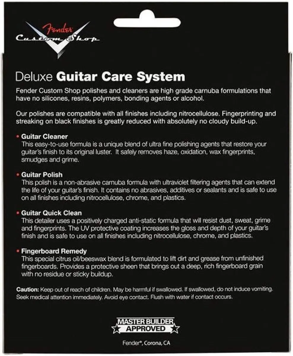 Fender Custom Shop Deluxe Care Kit - Onderhoudsproduct
