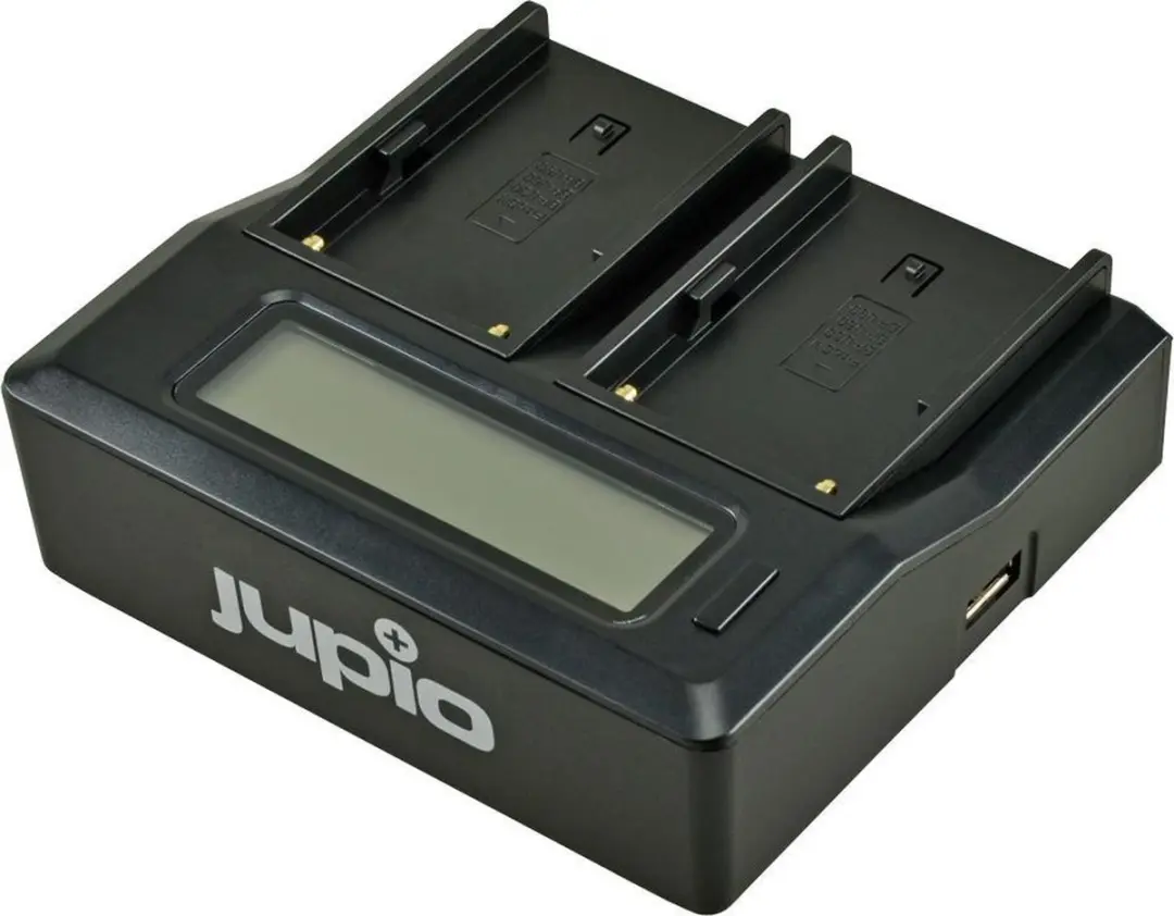 Jupio Duo Charger voor Sony NP-FXXX - Camera - Zwart
