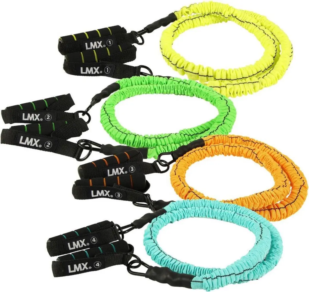 LifeMaxx Power Tube Weerstandsband 125cm - Geel - afbeelding 6 van 6