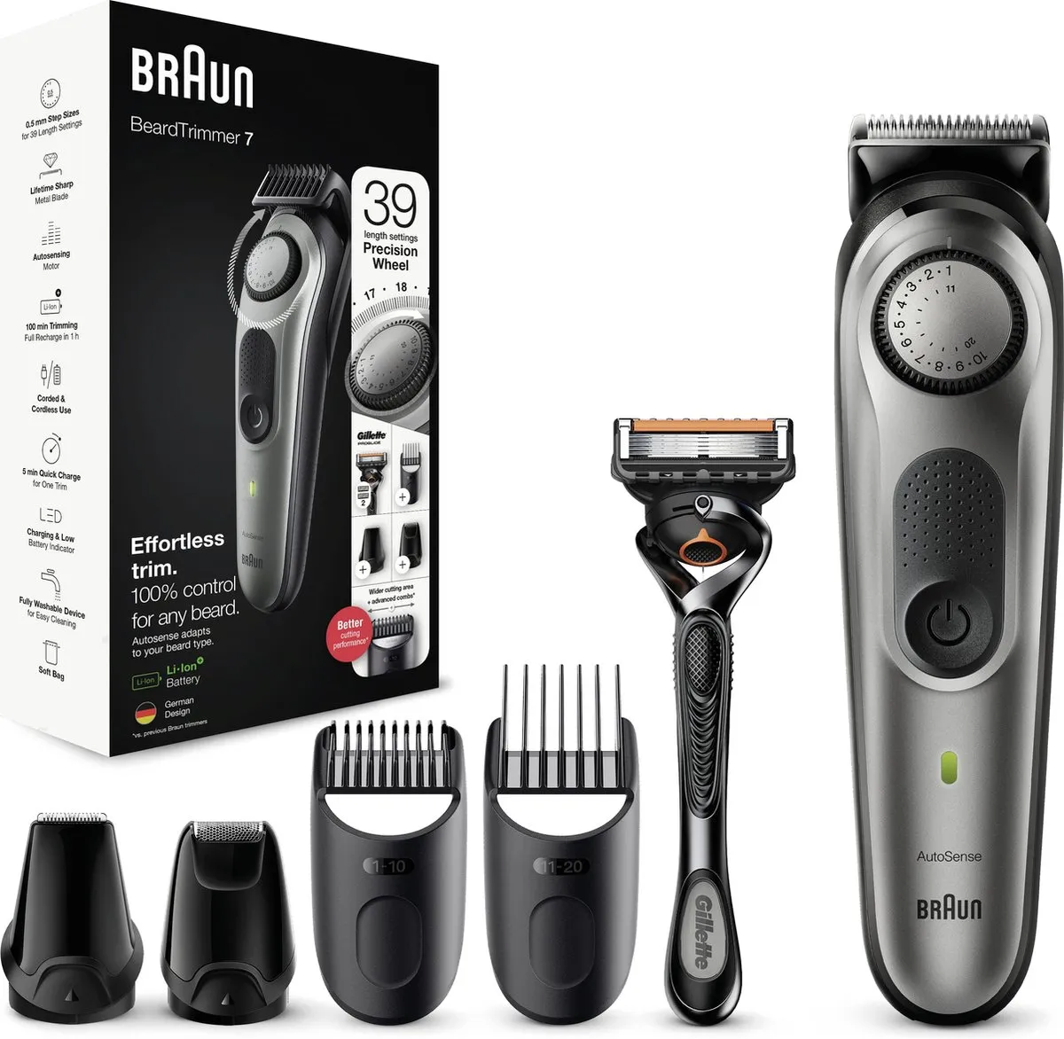 Braun Baard en Haartrimmer 7 BT7320 - Trimmer voor Mannen
