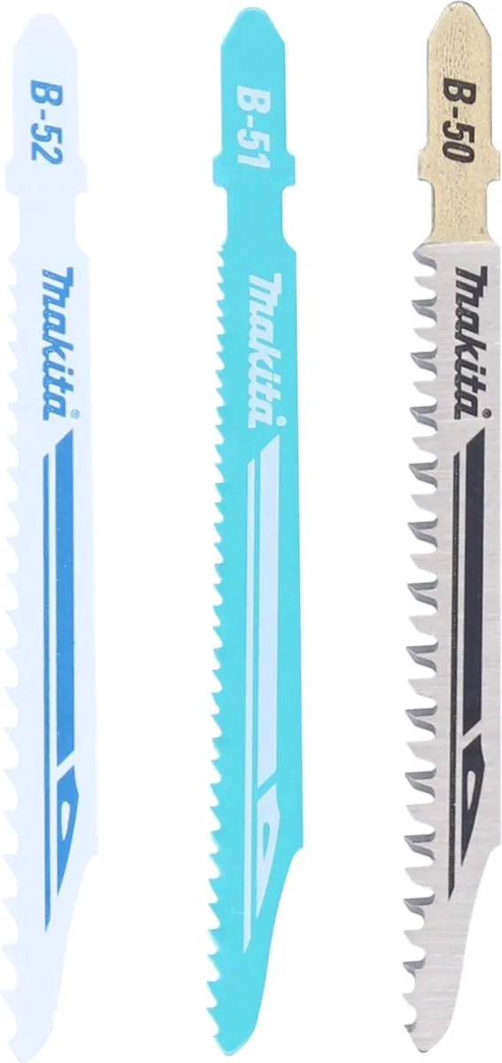 Makita Decoupeerzaagbladen Assorti B50/51/52 - 5 Stuks