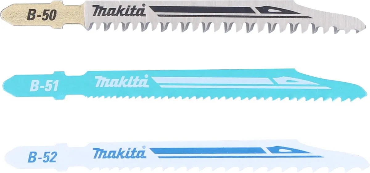 Makita Decoupeerzaagbladen Assorti B50/51/52 - 5 Stuks - afbeelding 6 van 6