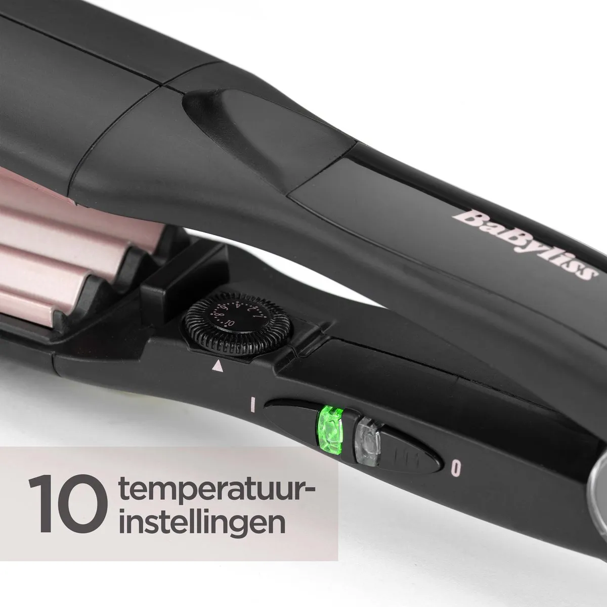 Babyliss The Crimper Wafeltang 2165CE - 10 standen - Zwart