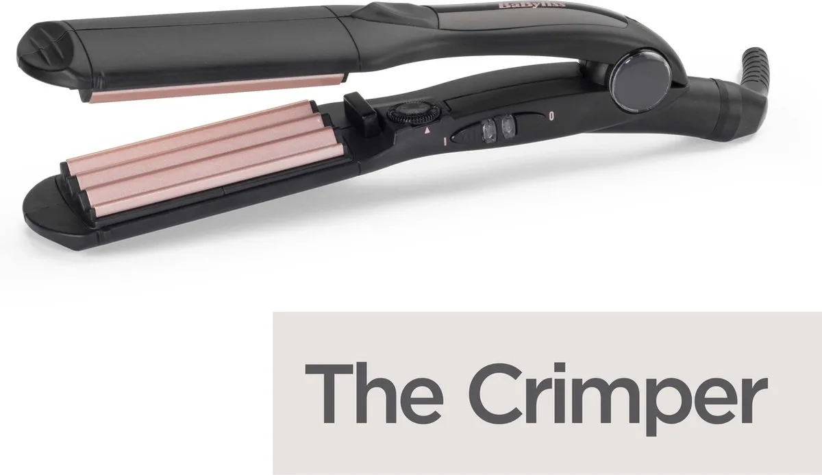 Babyliss The Crimper Wafeltang 2165CE - 10 standen - Zwart - afbeelding 6 van 6