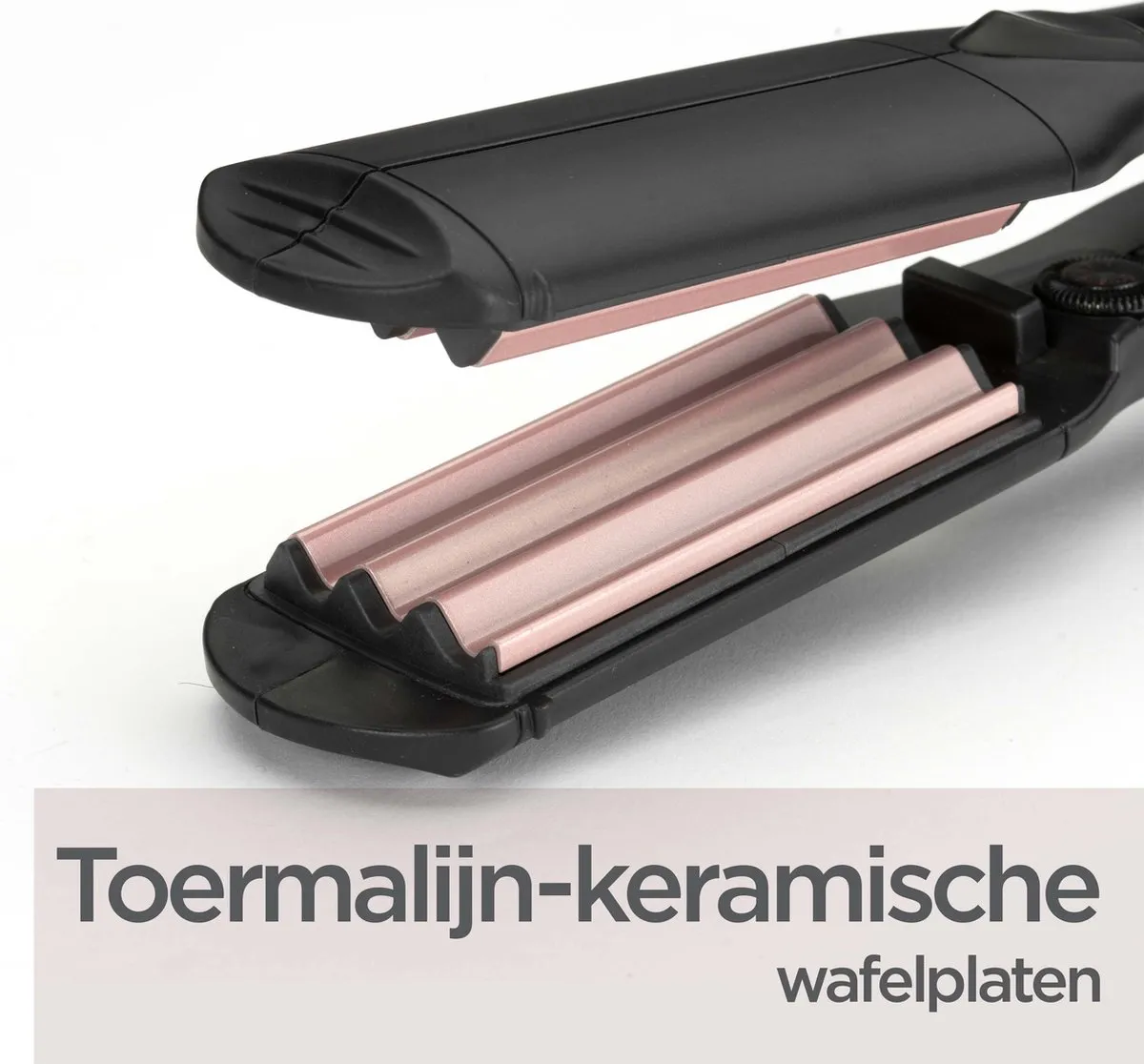 Babyliss The Crimper Wafeltang 2165CE - 10 standen - Zwart