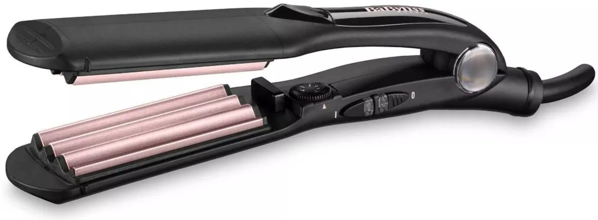 Babyliss The Crimper Wafeltang 2165CE - 10 standen - Zwart