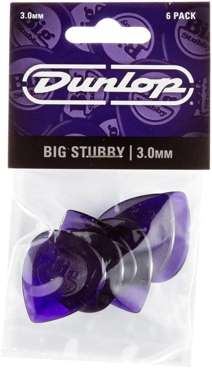 Dunlop 475P3 Big Stubby Plectrum 3.0mm