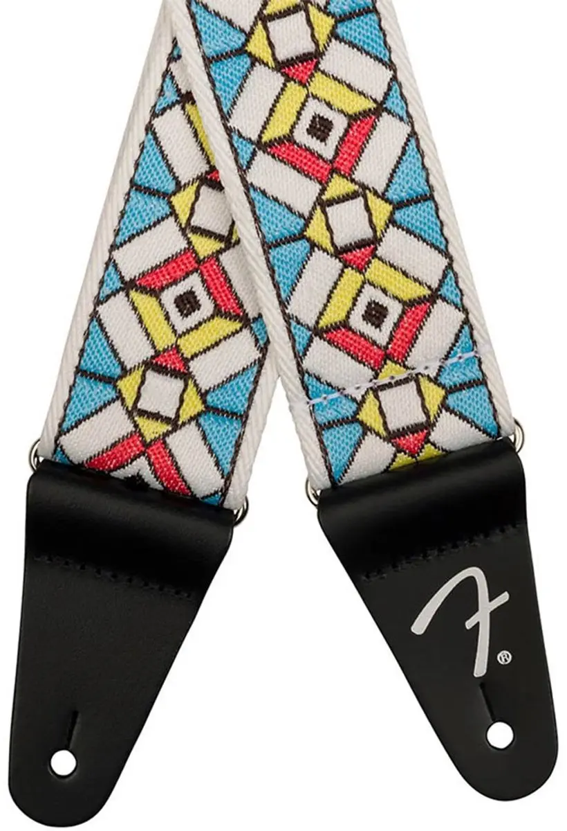 Fender Pasadena Geweven Gitaarband Cathedral - Meerdere kleuren