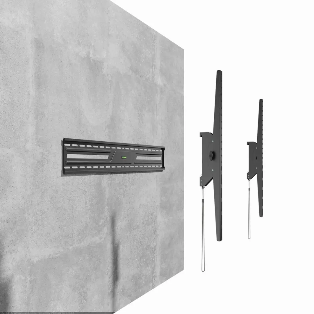 Gembird WM-100T-01 TV Wandsteun Kantelbaar - 43-100" - 75 kg - Zwart
