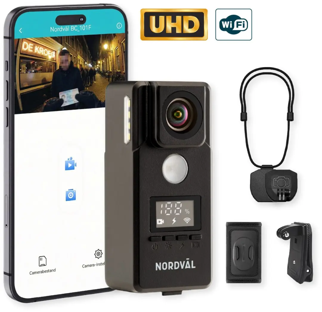 Nordväl BC101F Bodycam 4K