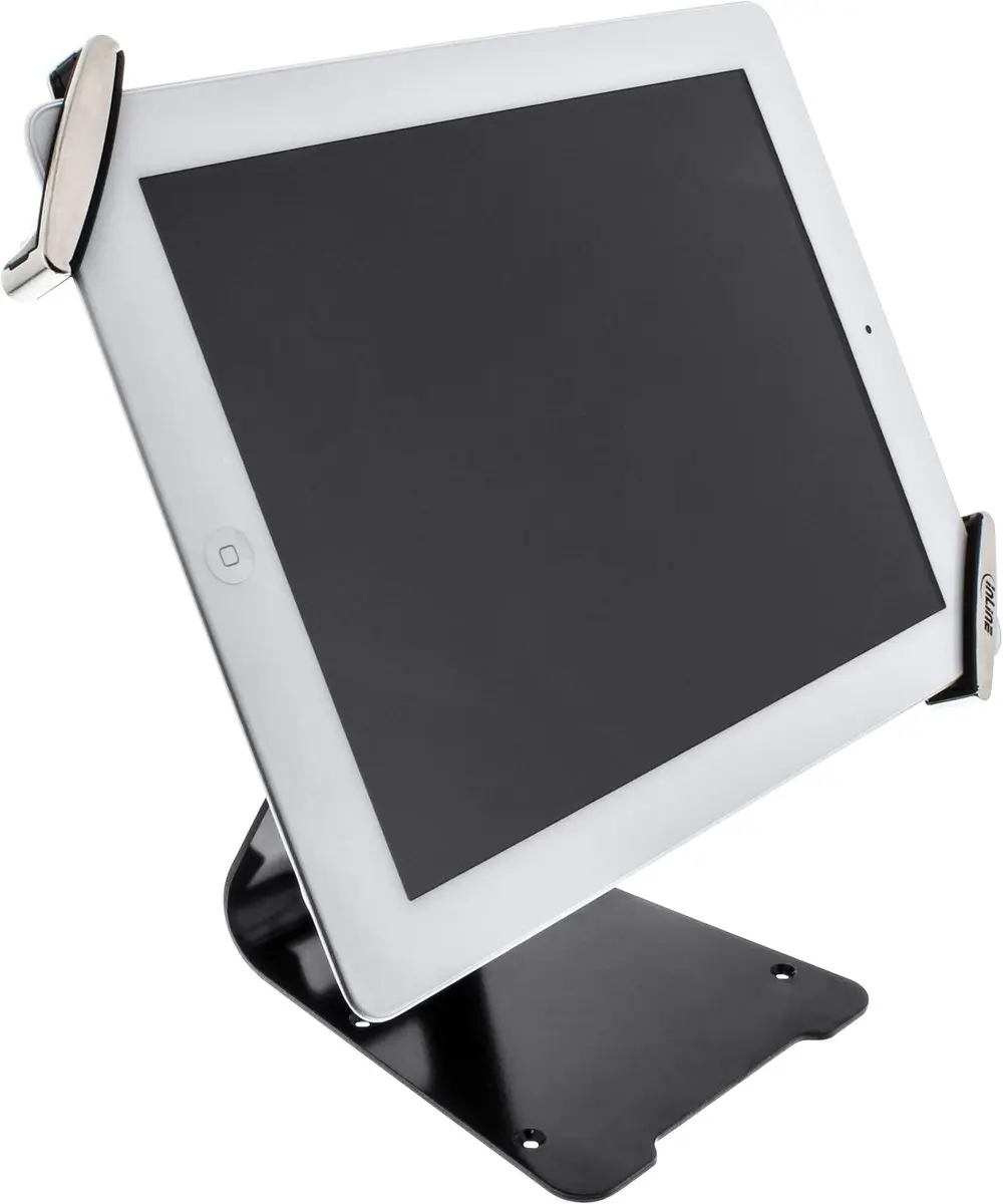 InLine 4043718219209 Tabletstandaard Diefstalbeveiliging 10,1" - Zwart/Grijs - afbeelding 6 van 6