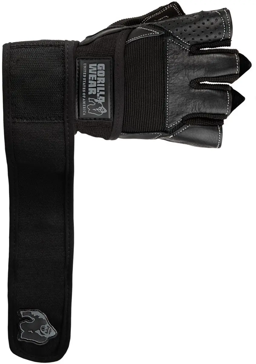 Gorilla Wear Dallas Fitness Handschoenen - Zwart - L