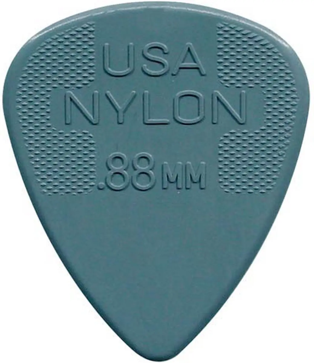 Dunlop 44-P-88 Nylon Plectra 0.88mm - Donkergrijs - 12 Stuks