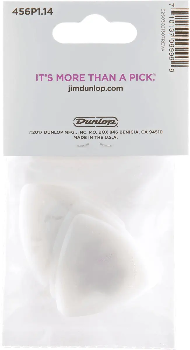 Dunlop Jim Dunlop Flex Triangle Plectrum 1.14mm - 6 Stuks - Paars