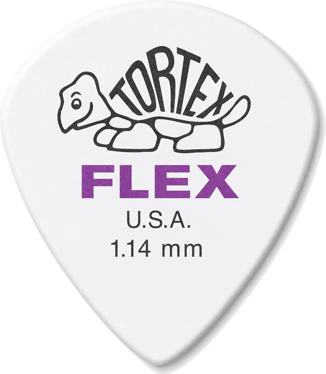 Dunlop Flex Jazz III Plectrum 1.14mm - 12 Stuks Paars