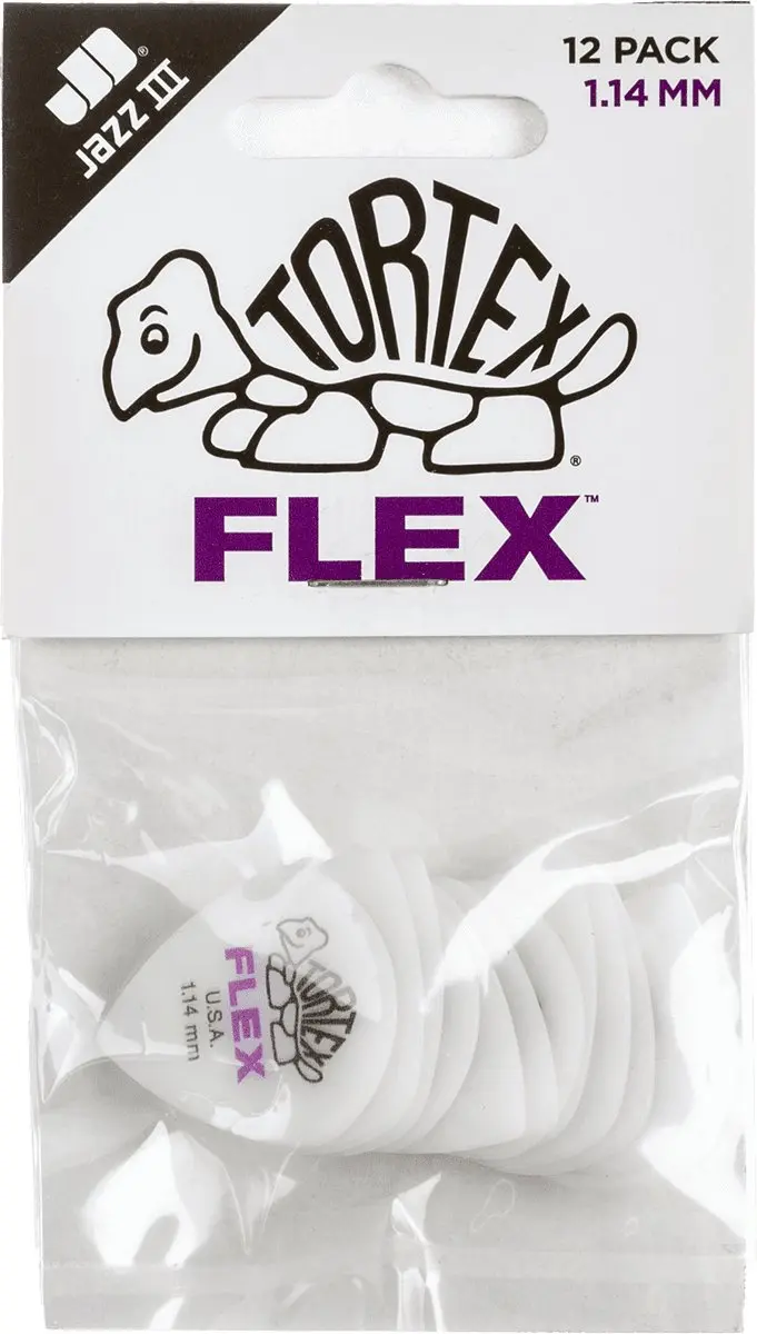 Dunlop Flex Jazz III Plectrum 1.14mm