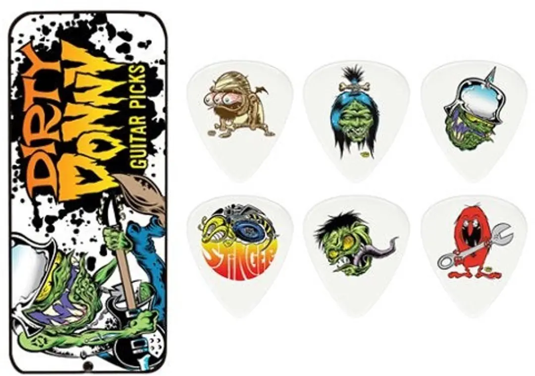 Dunlop Dirty Donny Series 1 Plectrums - 0.73mm - 6 Stuks