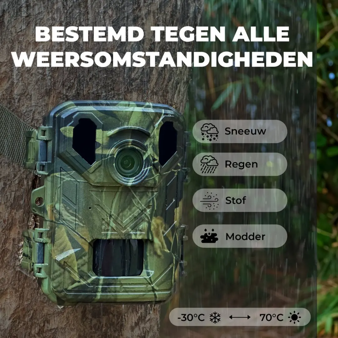 Denver WCS5023 Wildcamera 50MP - 4K - 256GB - Groen - afbeelding 6 van 6