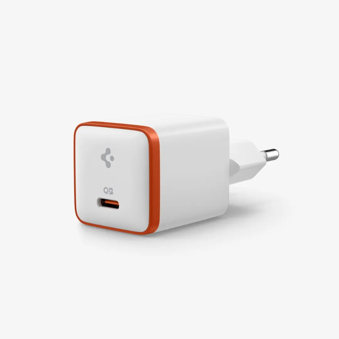 Spigen ArcStation Essential ACH08449 USB-C Wandoplader 30W - Wit
