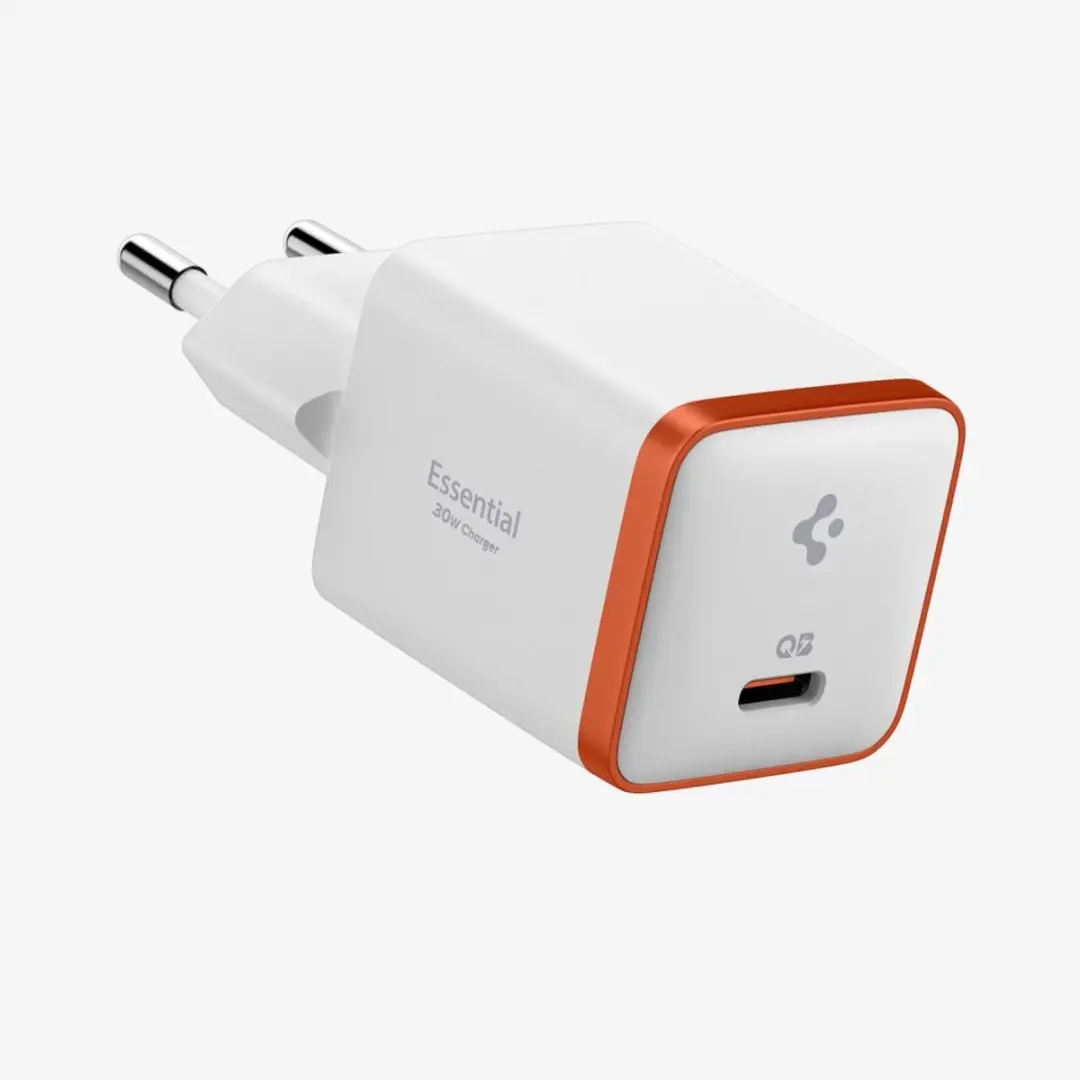 Spigen ArcStation Essential ACH08449 USB-C Wandoplader 30W - Wit - afbeelding 6 van 6