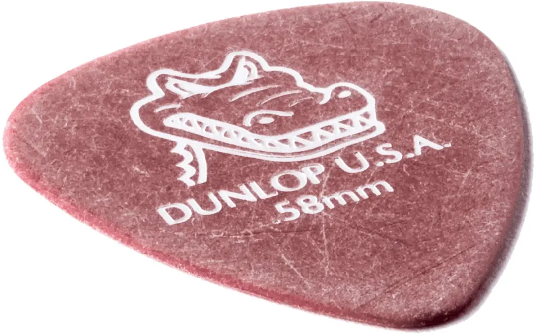 Dunlop Gator Grip Plectrumset 0,58mm - 12 Stuks Rood
