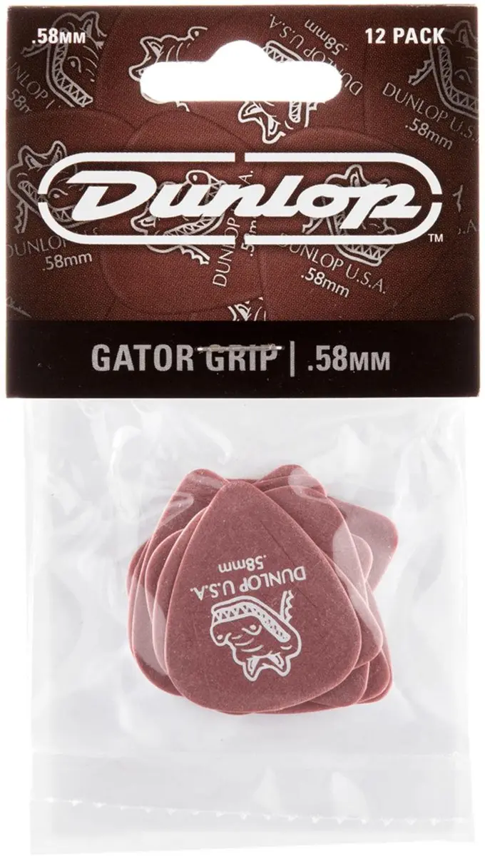 Dunlop Gator Grip Plectrumset 0,58mm