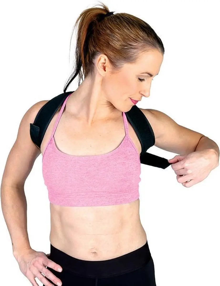 Gymstick Postuur Corrector Rugbrace S/M - Zwart