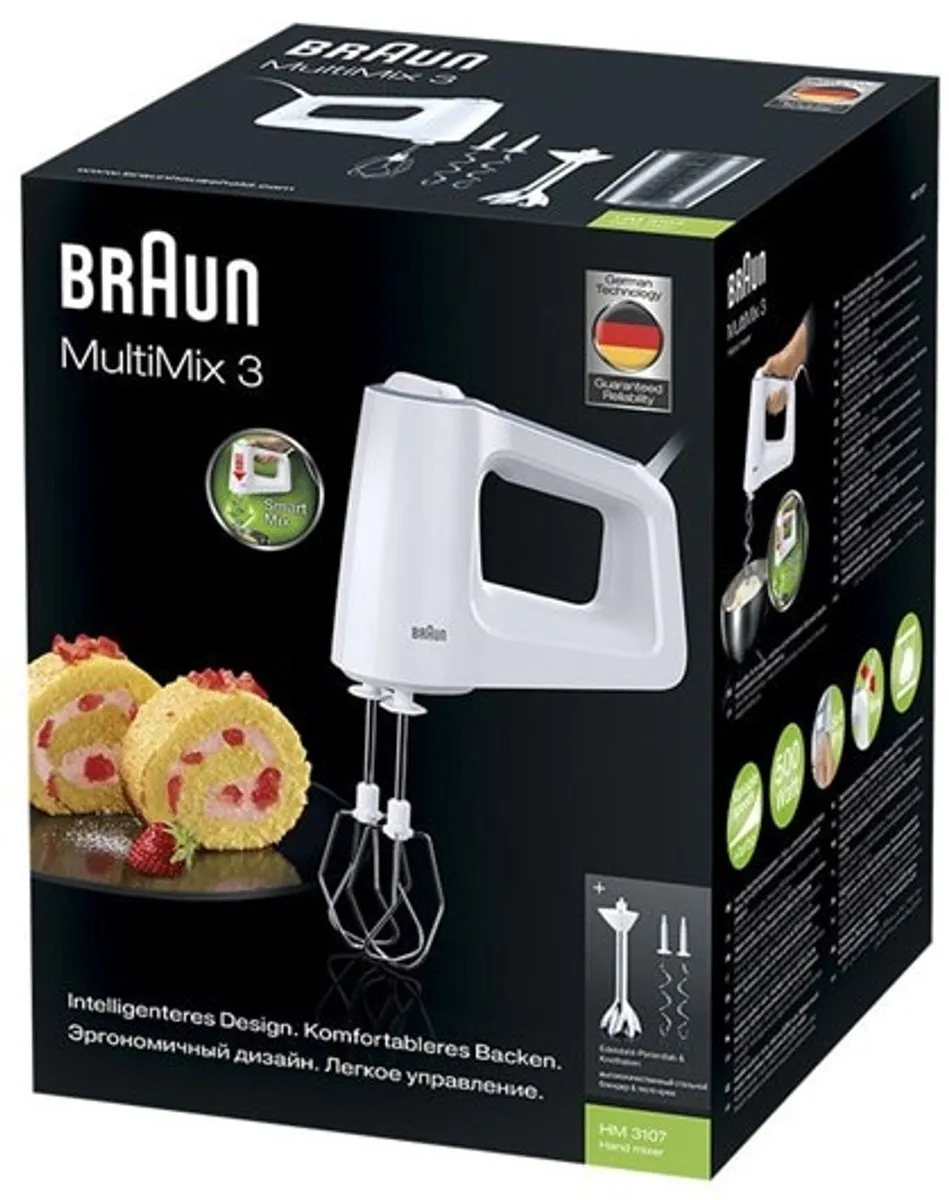 Braun MultiMix 3 HM3107WH Handmixer 450W