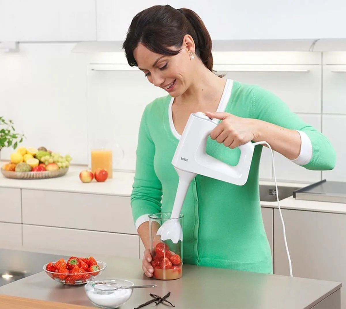 Braun MultiMix 3 HM3107WH Handmixer 450W - 5 Snelheden - afbeelding 6 van 6