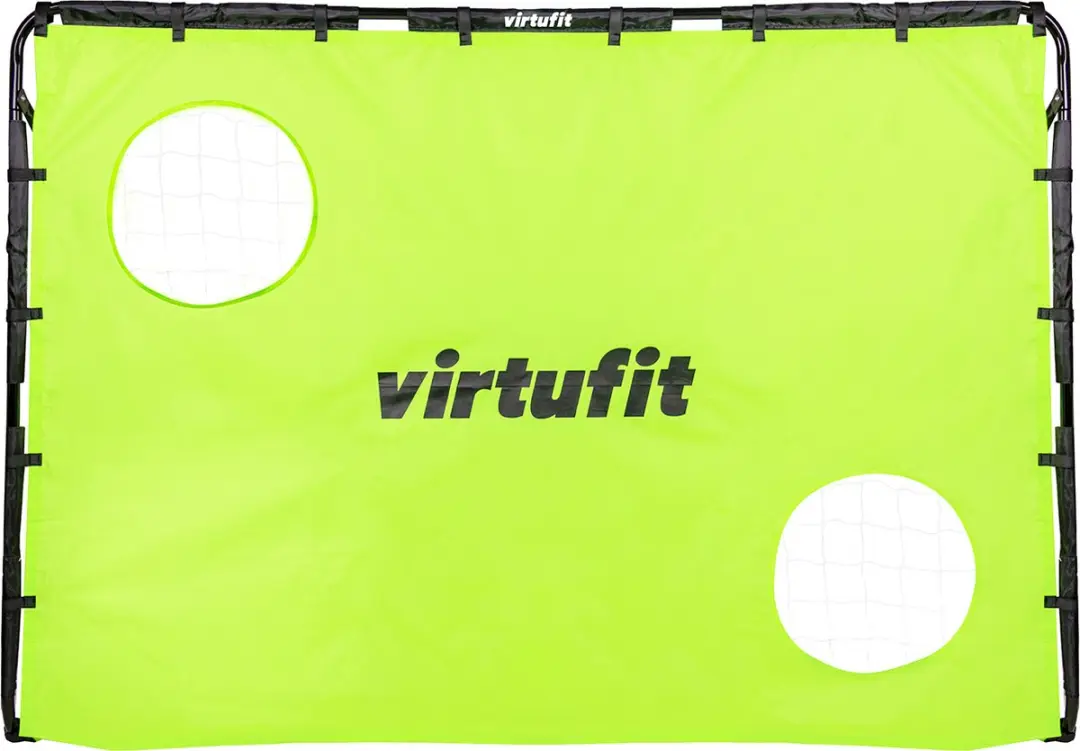 Virtufit Voetbaldoel 215x150cm - Groen - Incl. grondankers