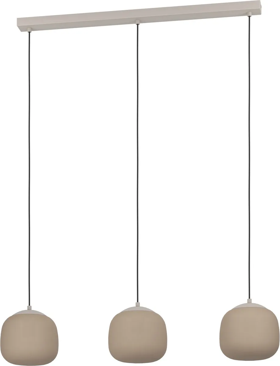 Eglo Cominio Hanglamp E27 - 88,5 cm - Taupe/Zandkleur