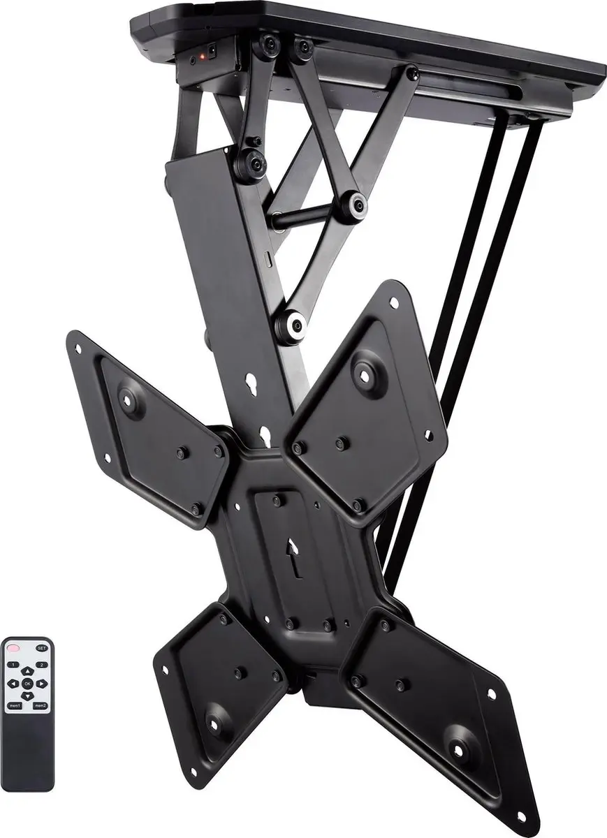 SpeaKa Professional 23-55Z TV Plafondbeugel - Zwart