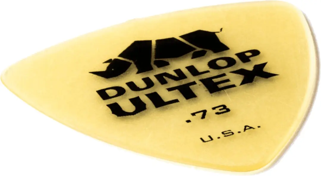Dunlop Ultex Triangle Gitaarplectrum 0,73mm - Geel