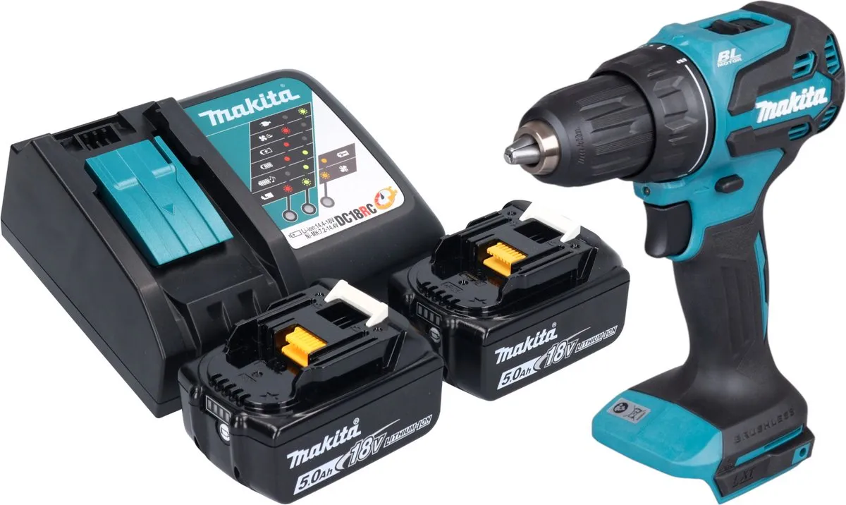 Makita DDF490RT Accuboormachine 18V 65Nm Borstelloos