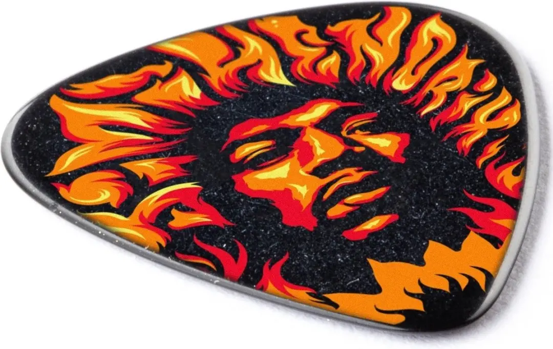Dunlop Jimi Hendrix Voodoo Fire Plectrums - 6 Stuks