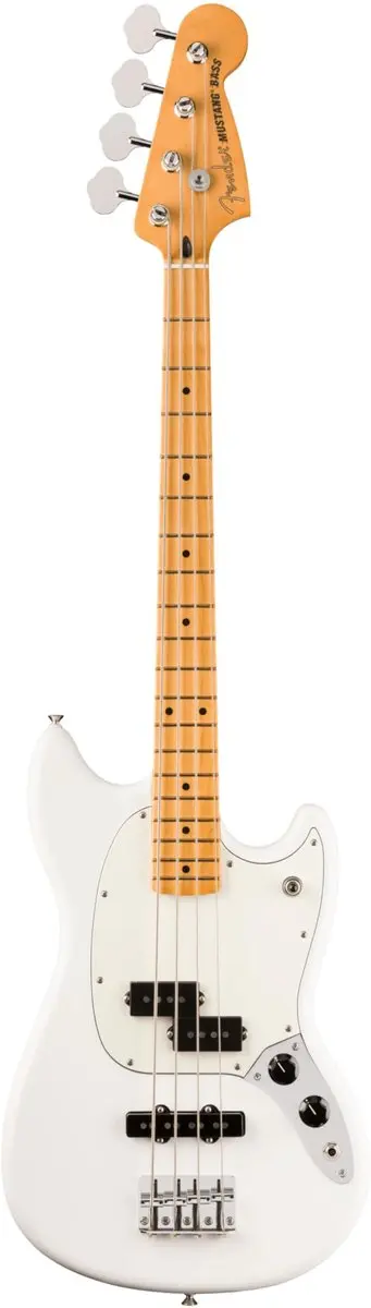Fender Player II Mustang Bass PJ Polar White