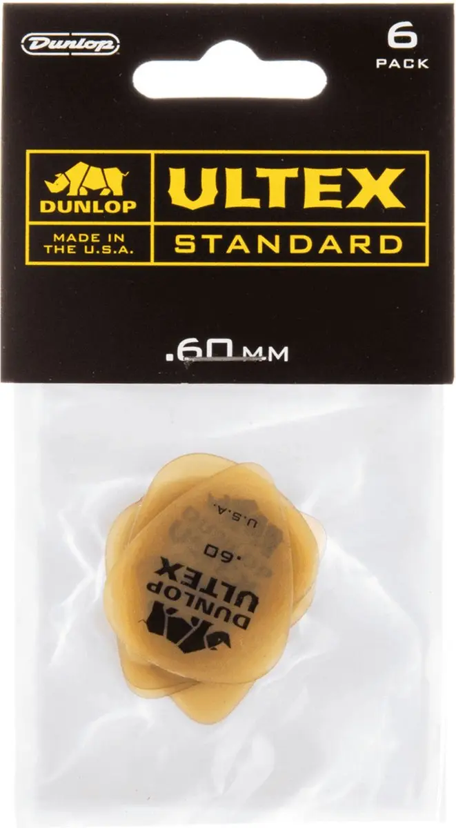 Dunlop 421P60 Ultex Plectrum 0.60mm