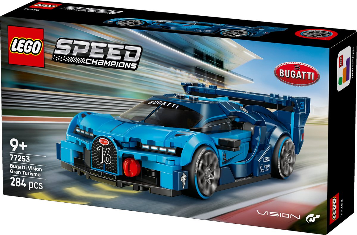 LEGO Speed Bugatti Vision GT Hypersportwagen raceauto speelgoed.