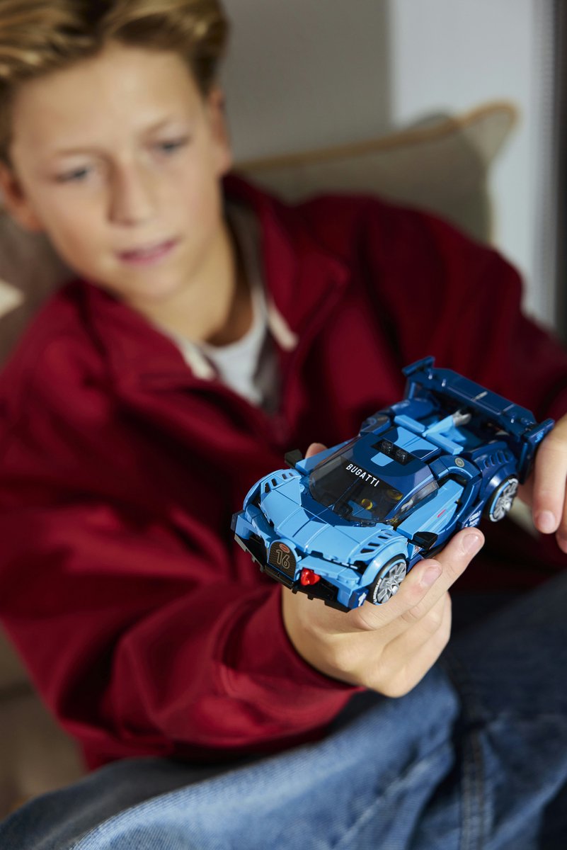 LEGO Speed Bugatti Vision GT Hypersportwagen raceauto speelgoed.