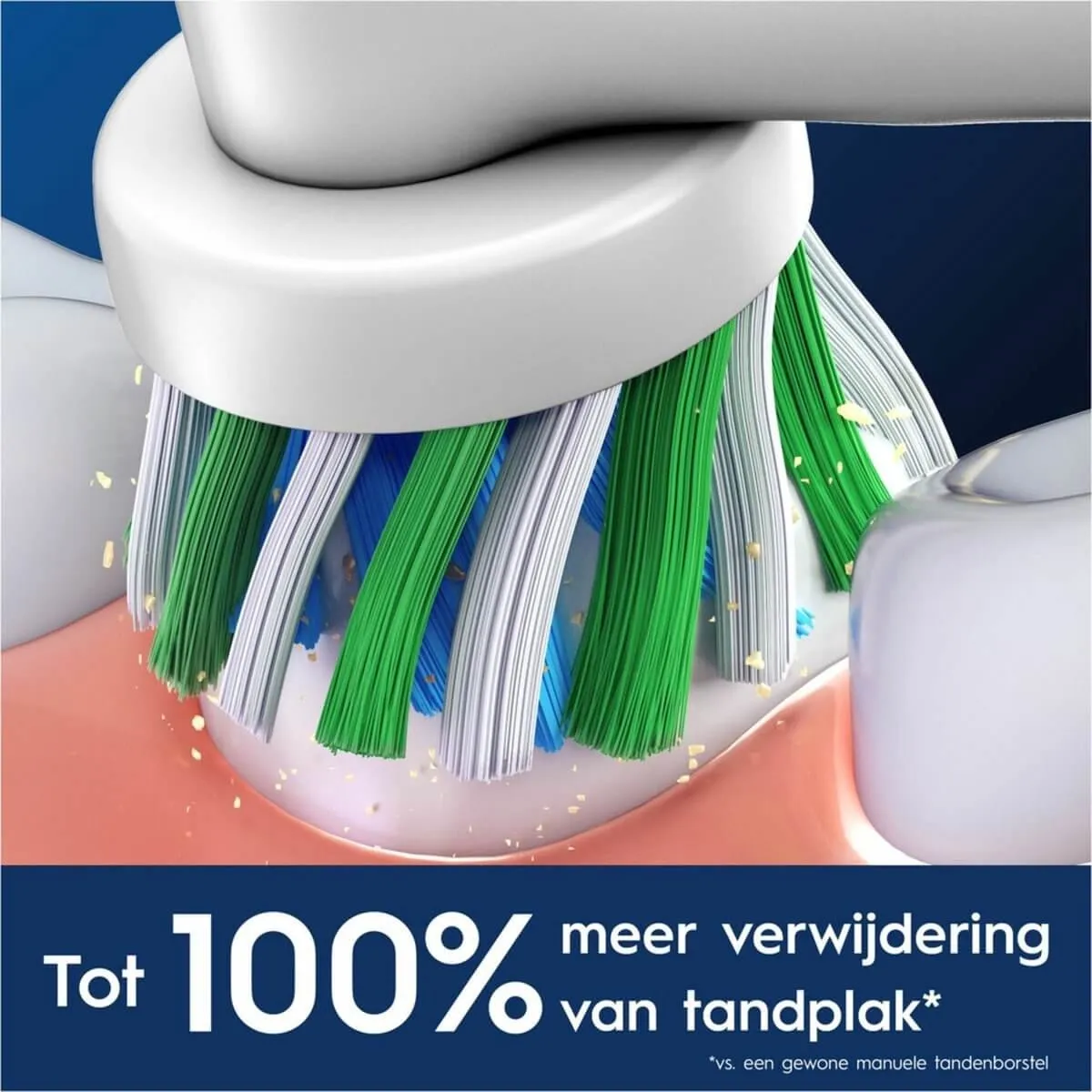 Oral-B Pro Cross Action Opzetborstels - 2 Stuks