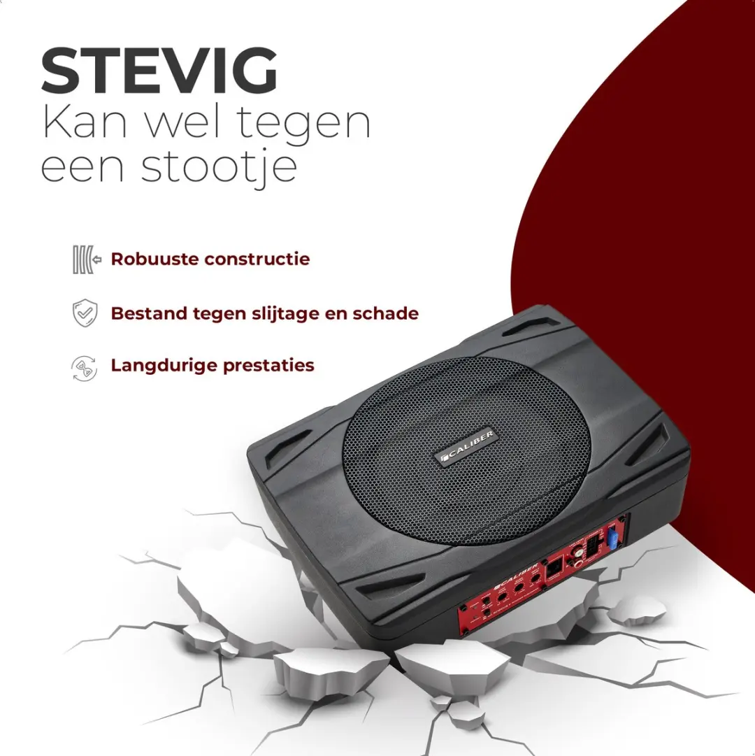 Caliber BC120US Actieve Subwoofer 500W - 8 Inch - Zwart