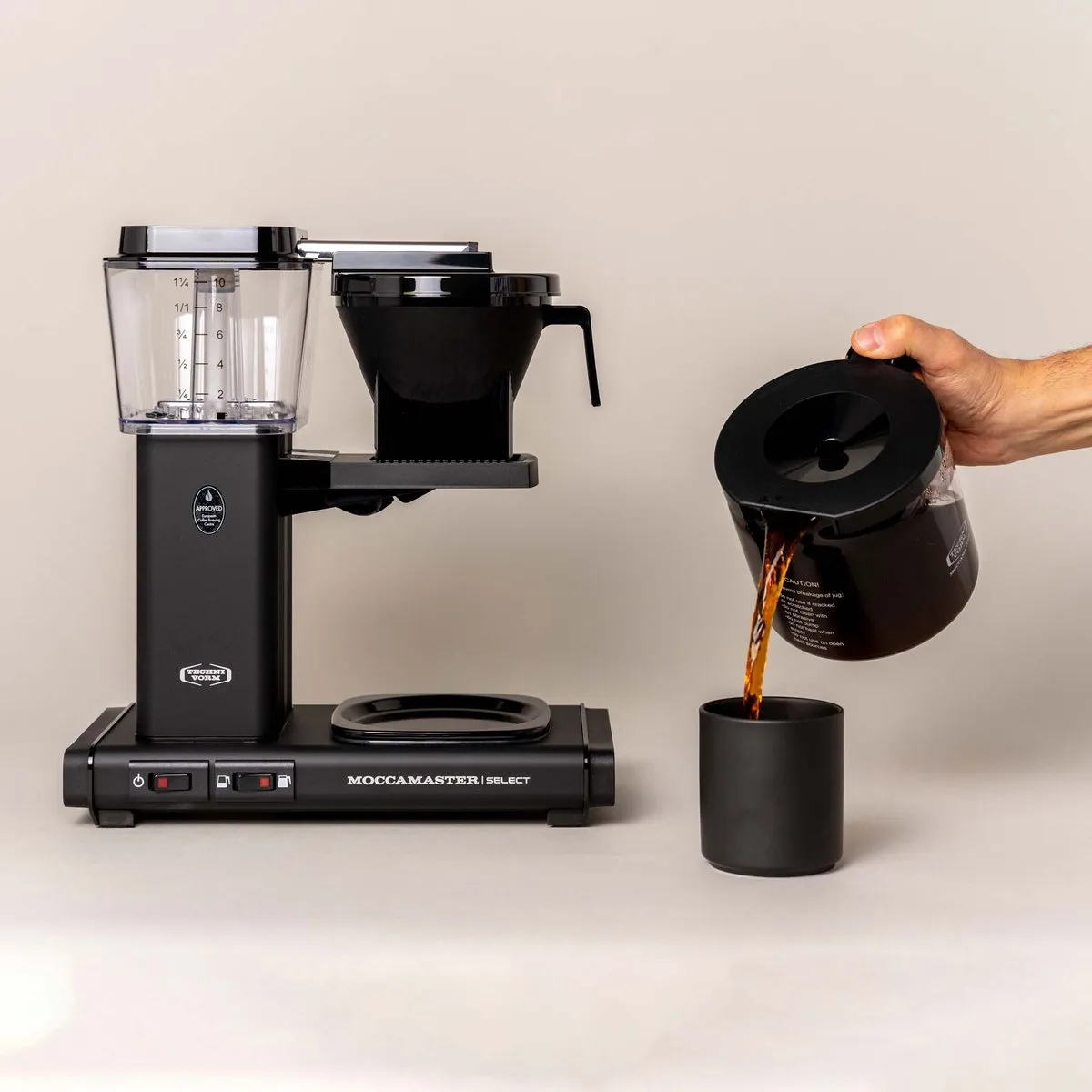 Moccamaster KBG Select Filterkoffiezetapparaat - 10 Kopjes - Matt Black
