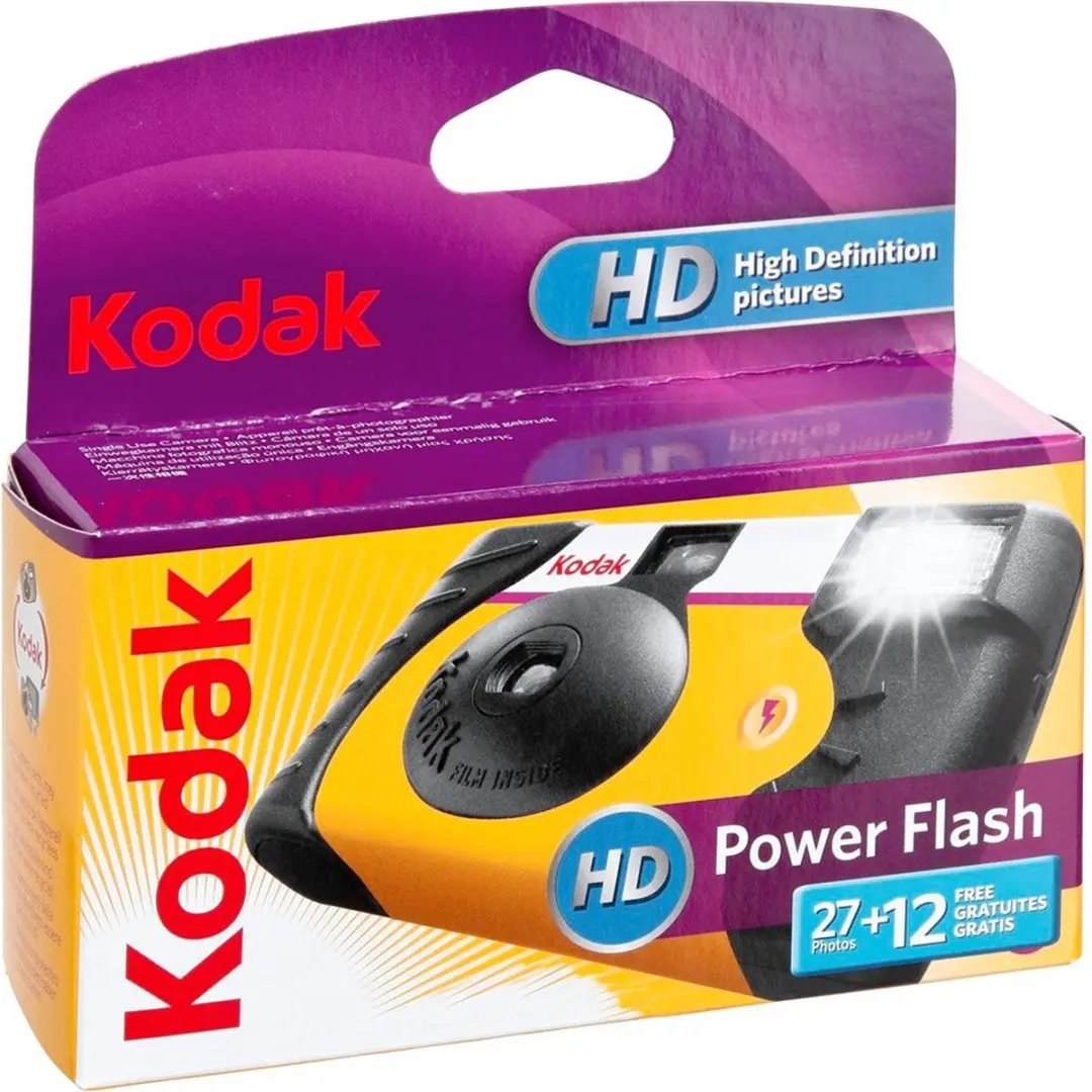 Kodak Power Flash Wegwerpcamera - 39 Opnames - Zwart
