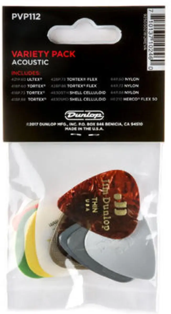 Dunlop PVP112 Plectrum Variety - 12 Stuks Mix