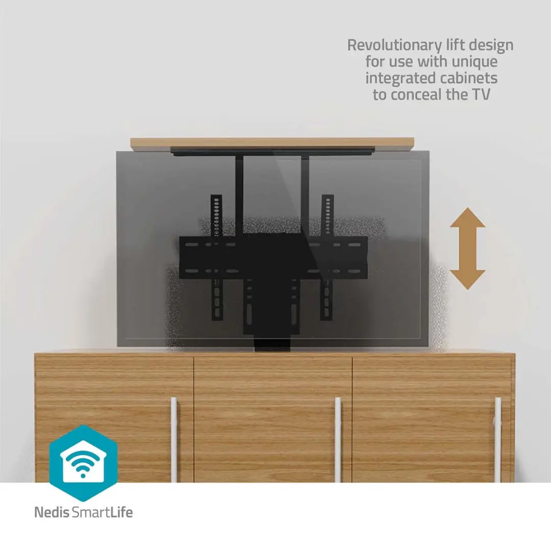 Nedis SmartLife TVSM5840BK Gemotoriseerde TV Standaard - 37-80" - 60 kg - Zwart - afbeelding 6 van 6