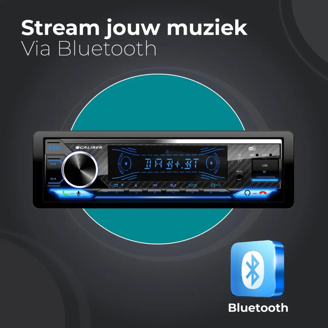 Caliber RMD058DAB Autoradio - 4x100W - DAB+ - USB - Zwart - afbeelding 6 van 6